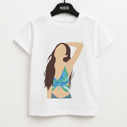 Butterfly Top - Olivia Unisex Kids T-Shirt