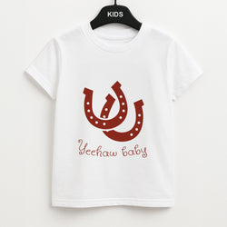 Yee-Haw Baby  Unisex Kids T-Shirt