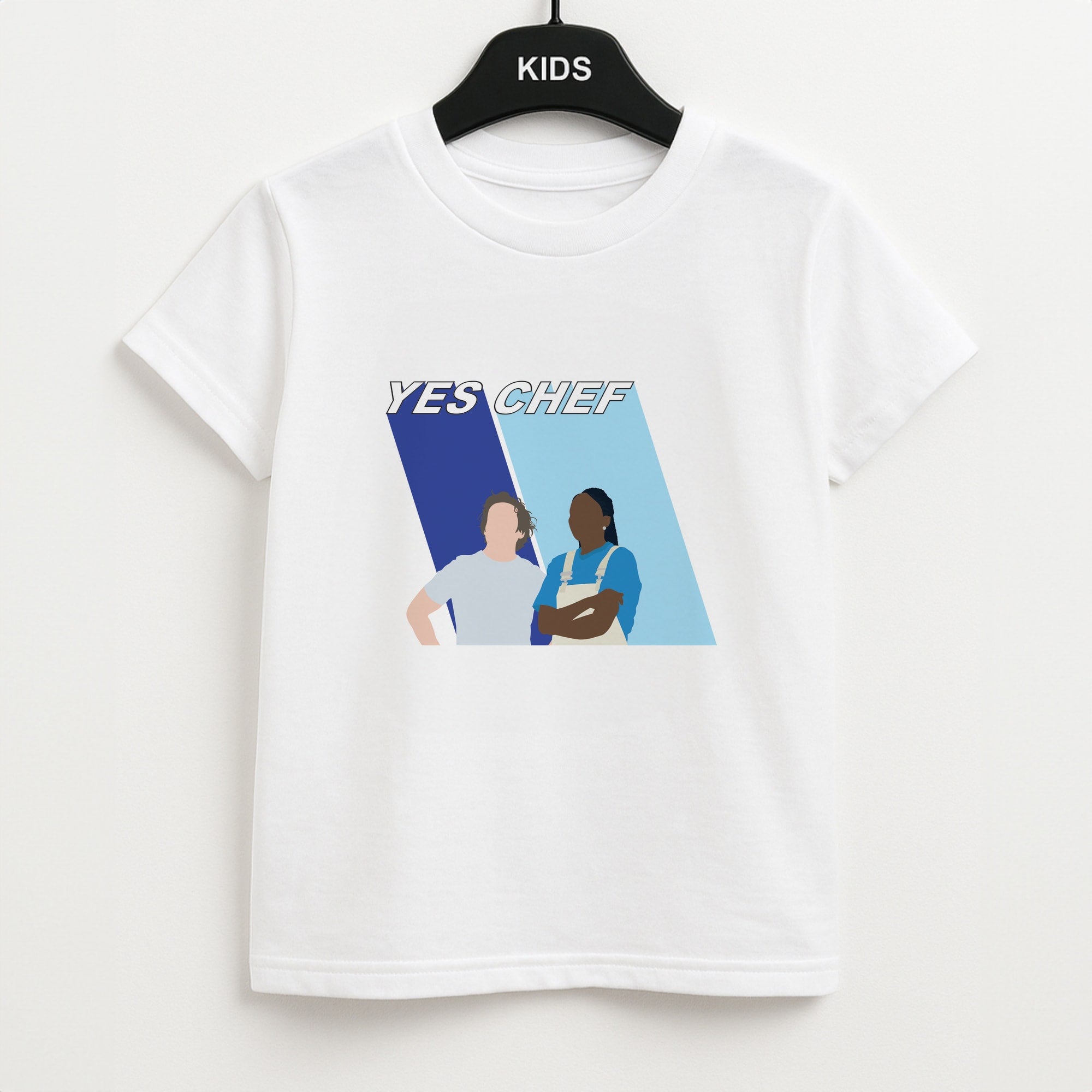 Yes Chef Blue Unisex Kids T-Shirt