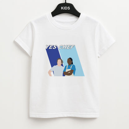 Yes Chef Blue Unisex Kids T-Shirt