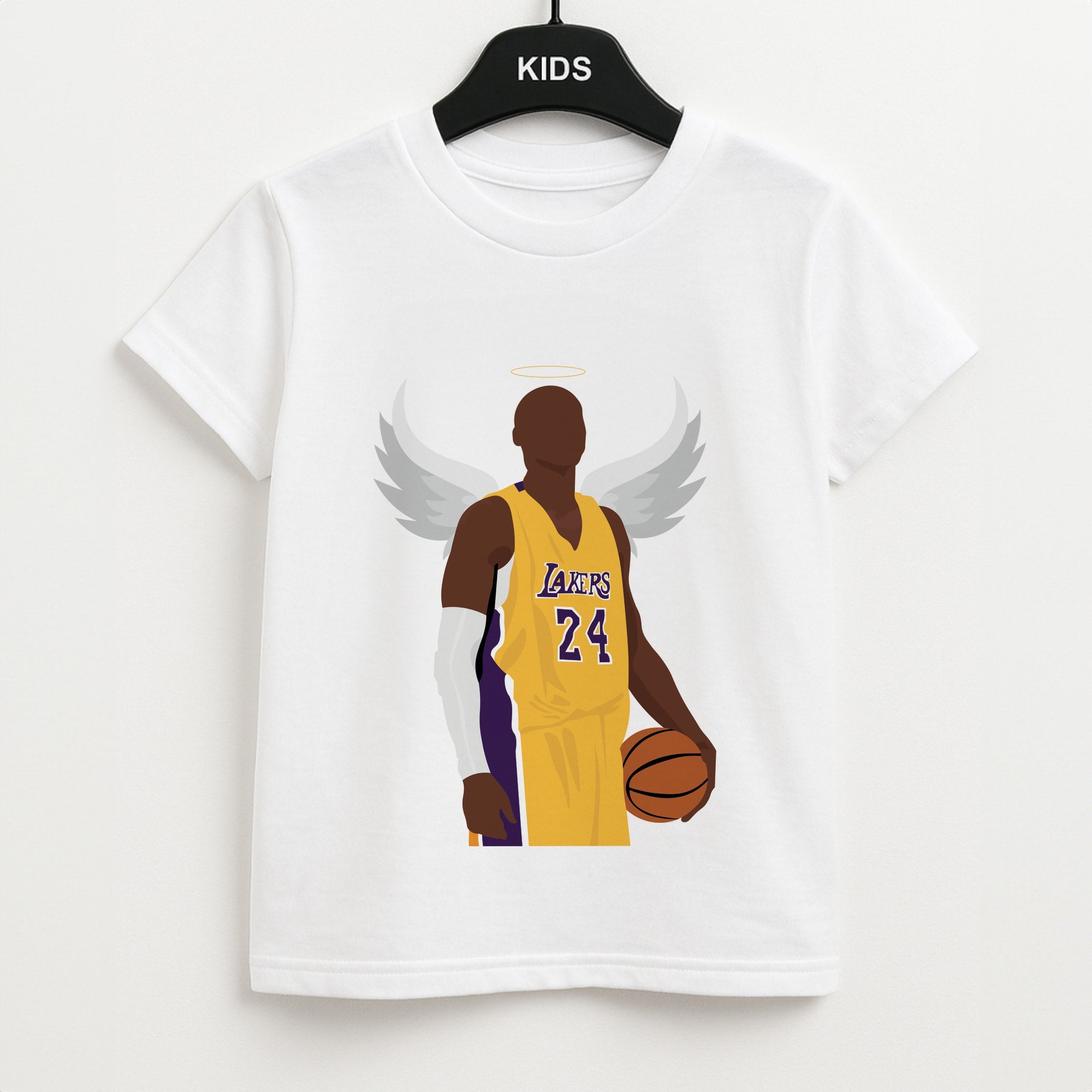 Kobe with wings - Basketball Kids T-Shirt