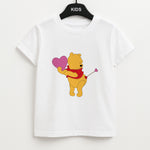 Cupid Pooh Valentine's Unisex Kids T-Shirt