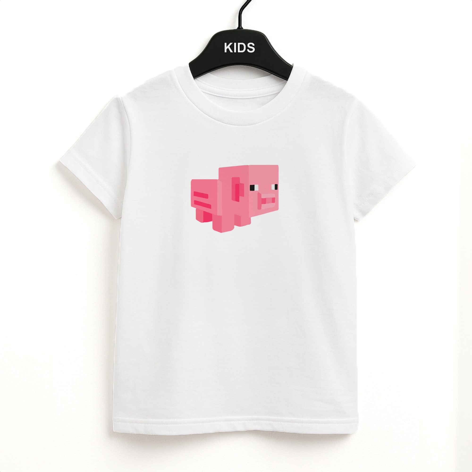 Mining Pig Unisex Kids T-Shirt