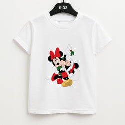 Mistletoe Fairytale Mice - Christmas Unisex Kids T-Shirt