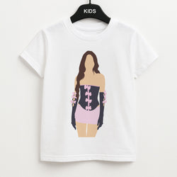Pink Hearts - Olivia Unisex Kids T-Shirt