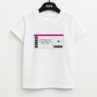 Buy Plane Tickets - Travel Kids T-Shirt