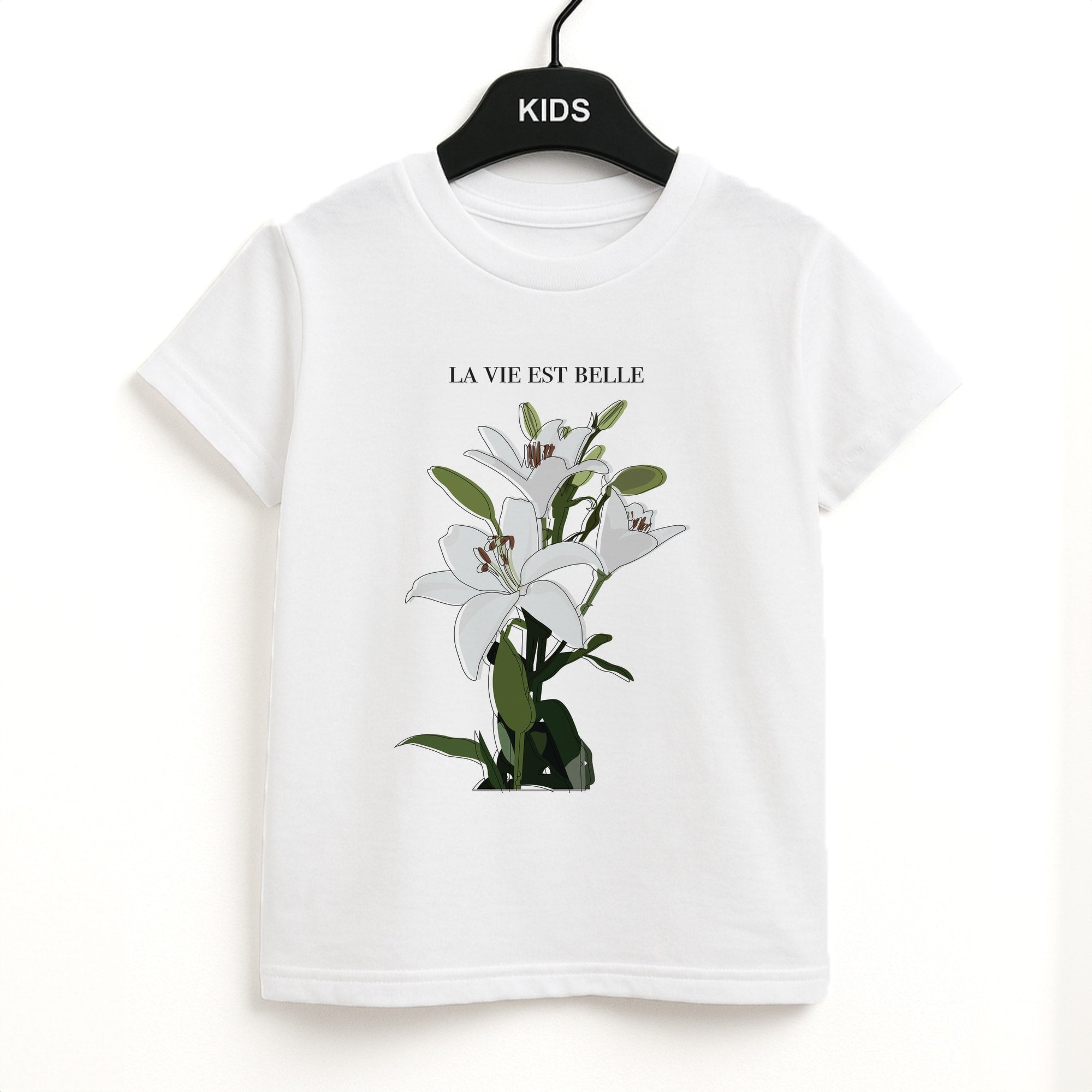 La Vie Est Belle - Clean Girl Aesthetic Kids T-Shirt