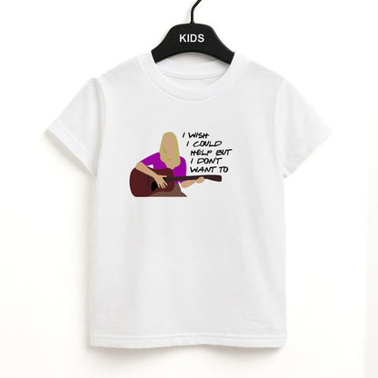 I Wish I Could Help But I Don't Want To Unisex Kids T-Shirt
