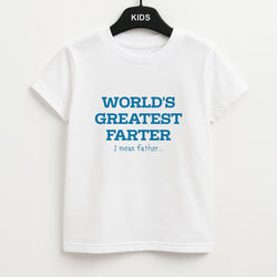 World's Greatest Farter  Unisex Kids T-Shirt