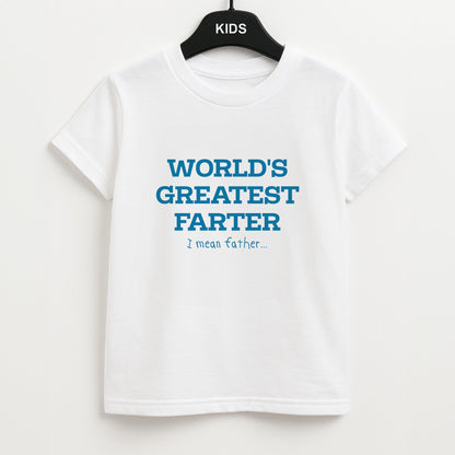 World's Greatest Farter  Unisex Kids T-Shirt