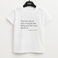 The First Rule Of Truly Living - VD Kids T-Shirt