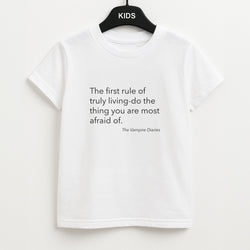 The First Rule Of Truly Living - VD Unisex Kids T-Shirt