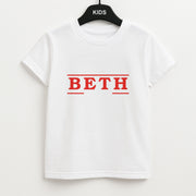 Title - Personalised Stranger Kids T-Shirt 1