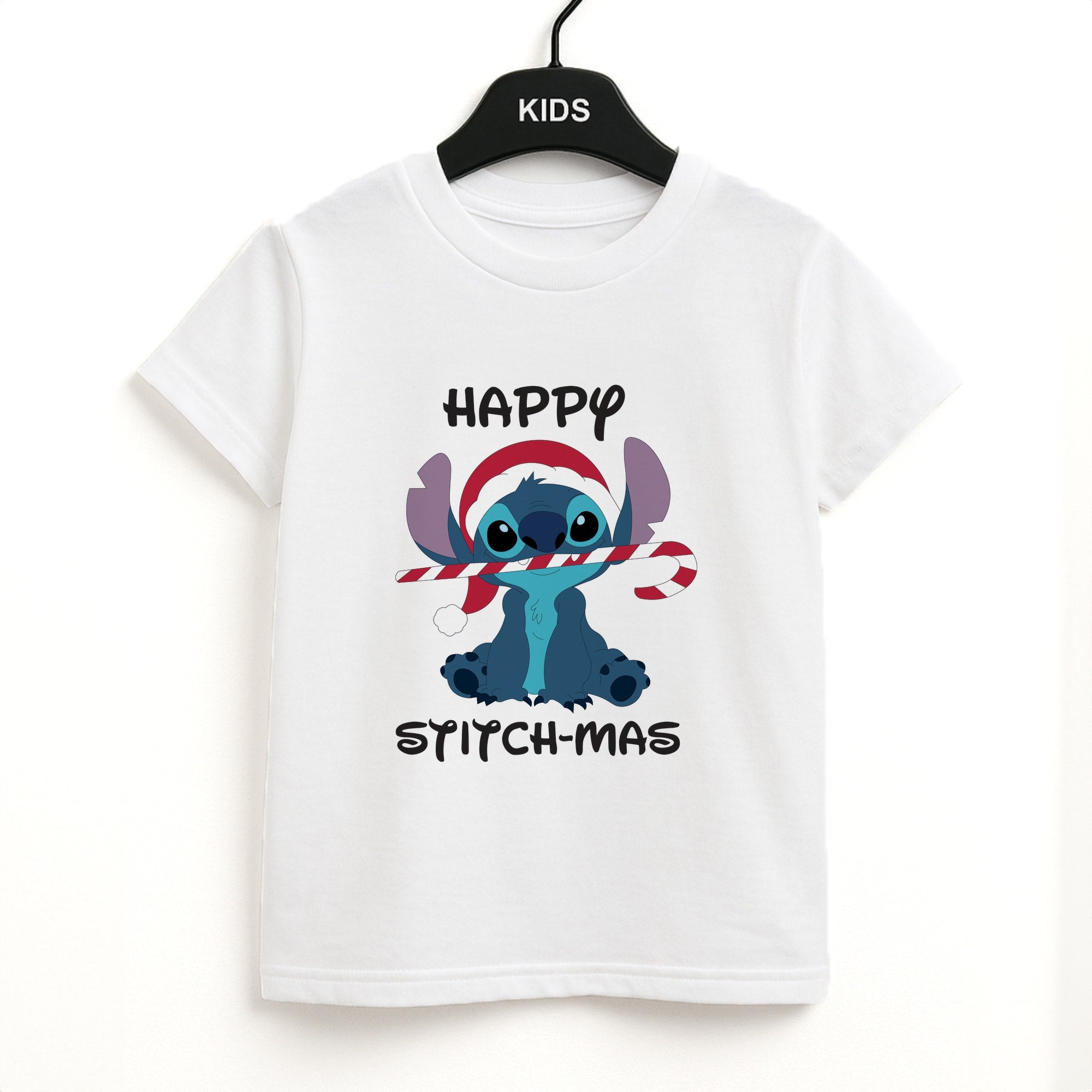Happy Blue Alienmas - Christmas Unisex Kids T-Shirt
