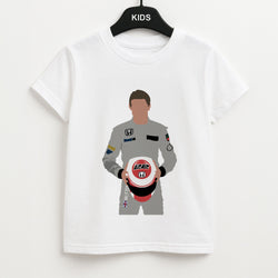 Button - F1 Unisex Kids T-Shirt