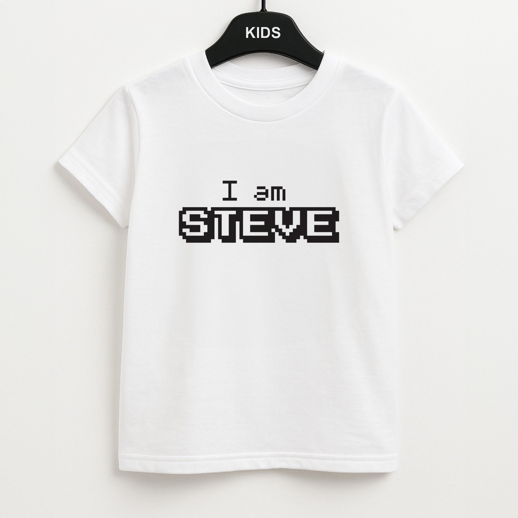 I Am Steve Kids T-Shirt