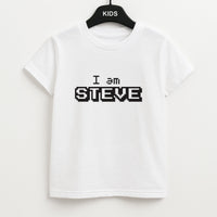 I Am Steve Kids T-Shirt