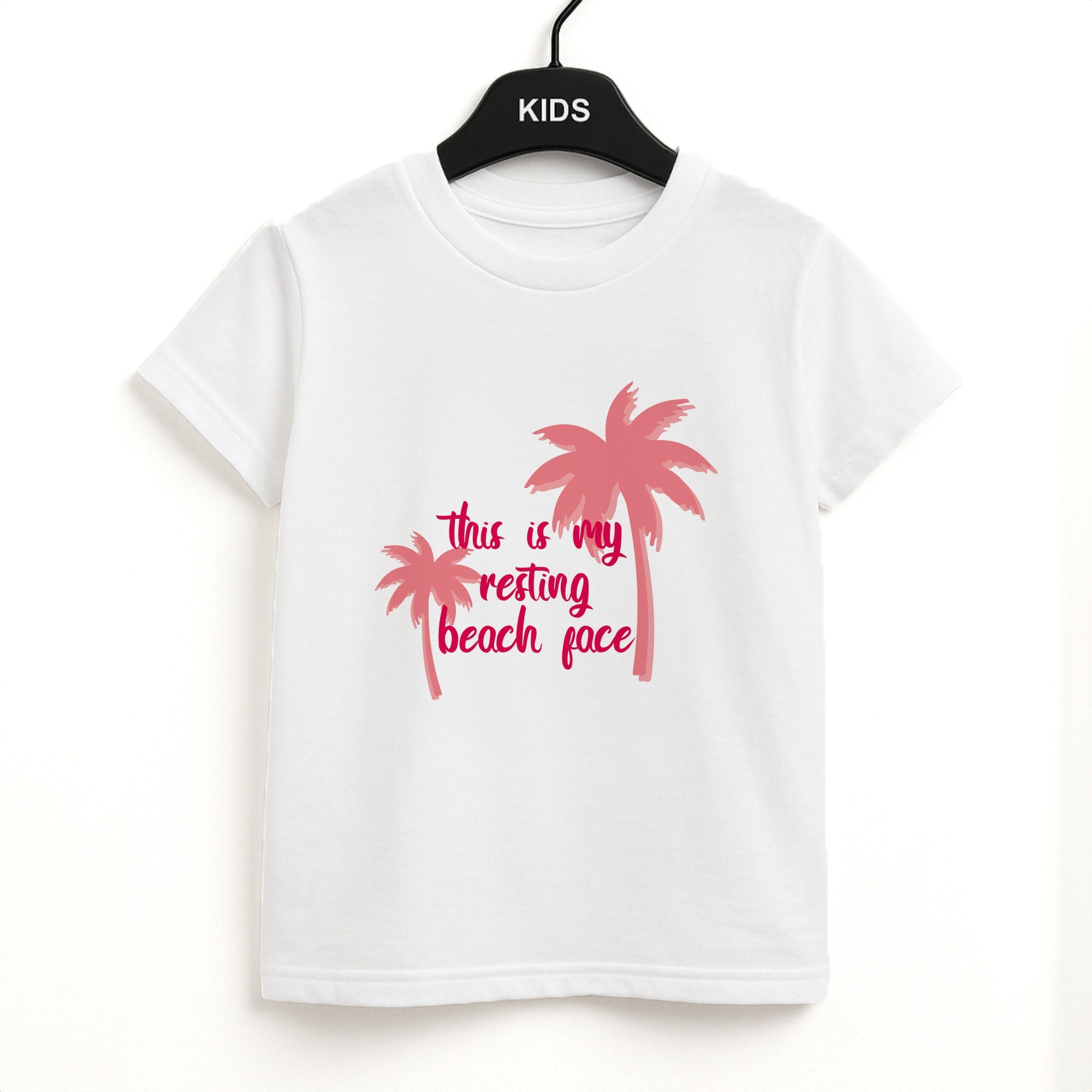 This Is My Resting Beach Face - Summer Quotes Unisex Kids T-Shirt