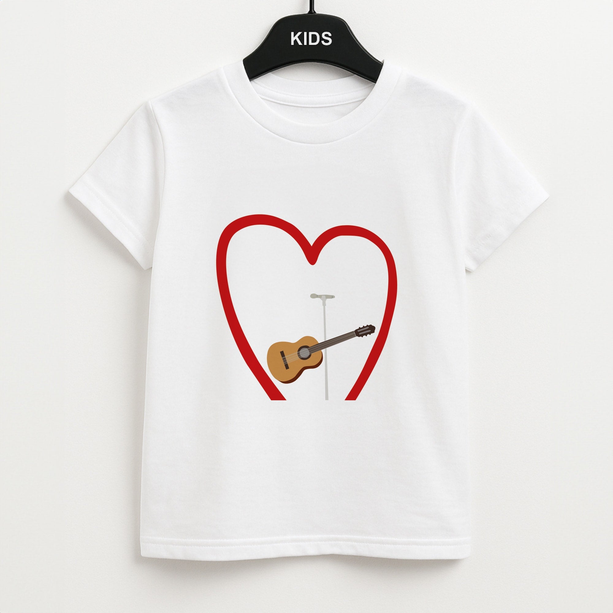 Love Guitar Unisex Kids T-Shirt