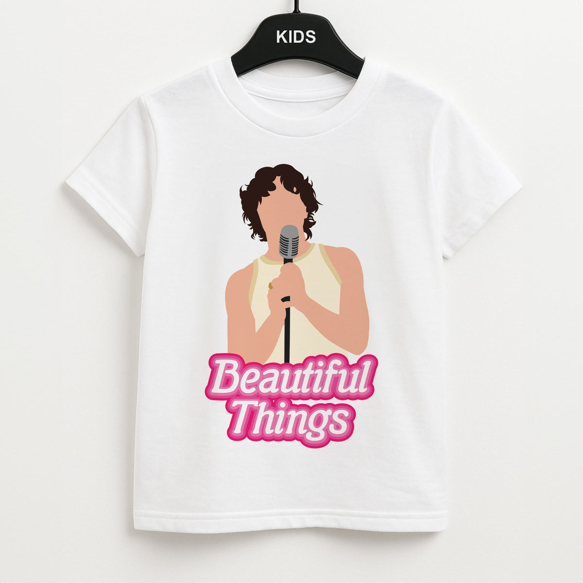 Neon Pink Beautiful Things Kids T-Shirt