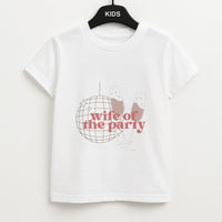 Wife Of The Party - Bridal Kids T-Shirt