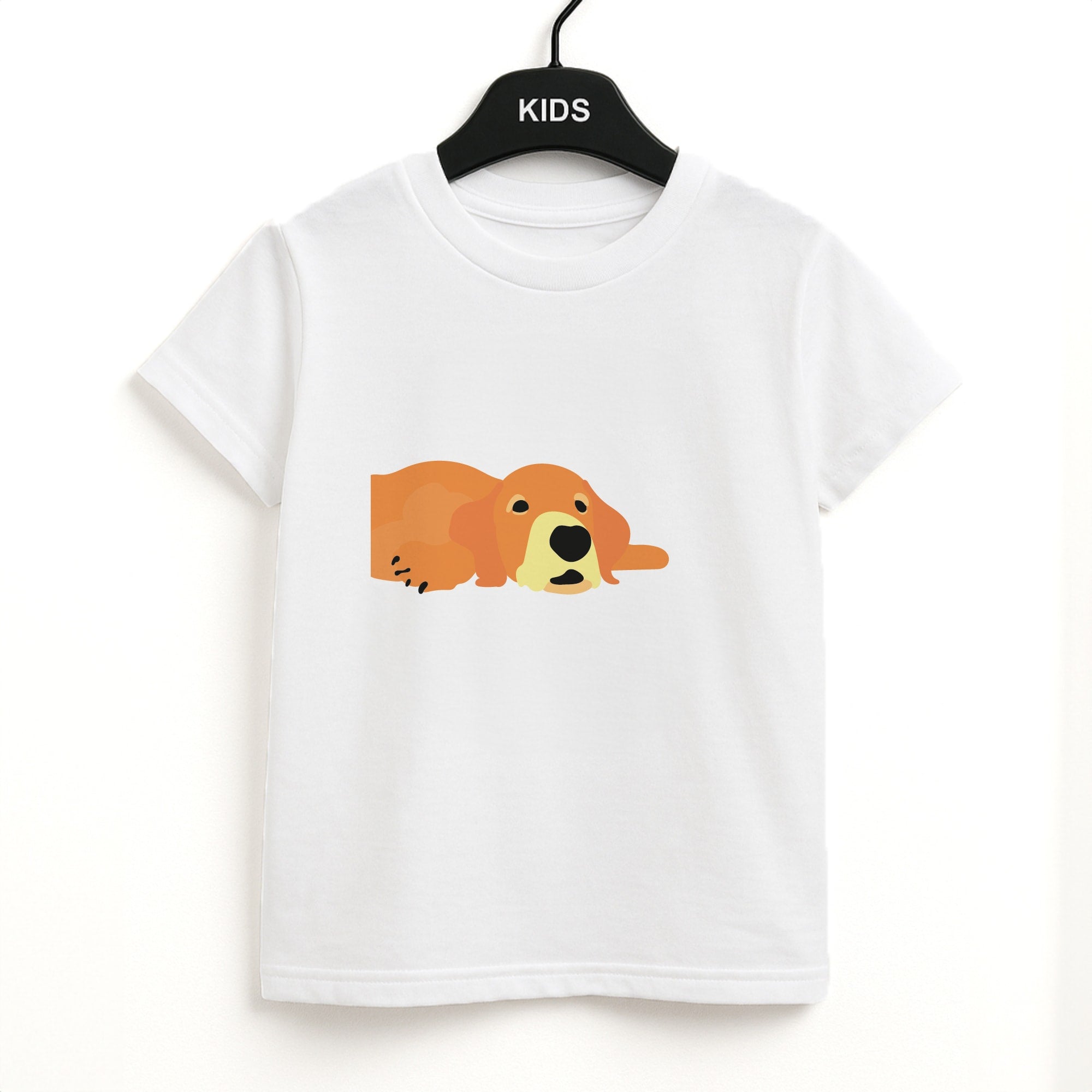 Laying and chilling - Dog Patterns Kids T-Shirt