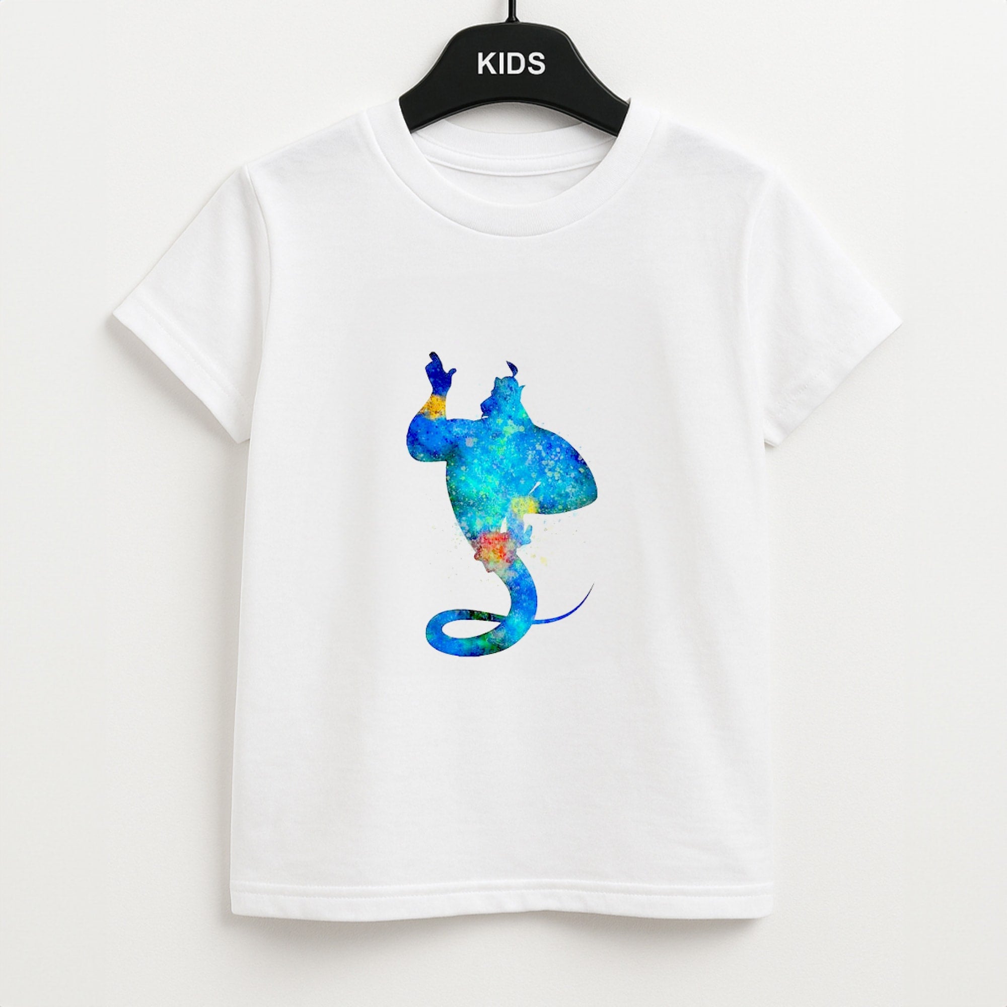 Watercolour Aladdin Fairytale Kids T-Shirt