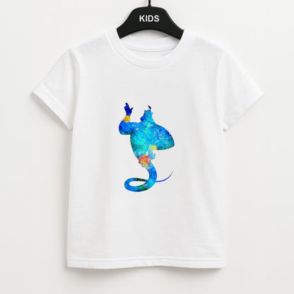 Watercolour Aladdin Fairytale Unisex Kids T-Shirt