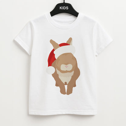 Rabbit Christmas Ears Unisex Kids T-Shirt