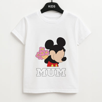 Mouse Mum  Unisex Kids T-Shirt