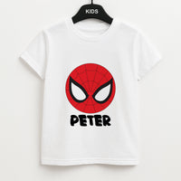 SpiderMan - Personalised Superhero Comic Kids T-Shirt