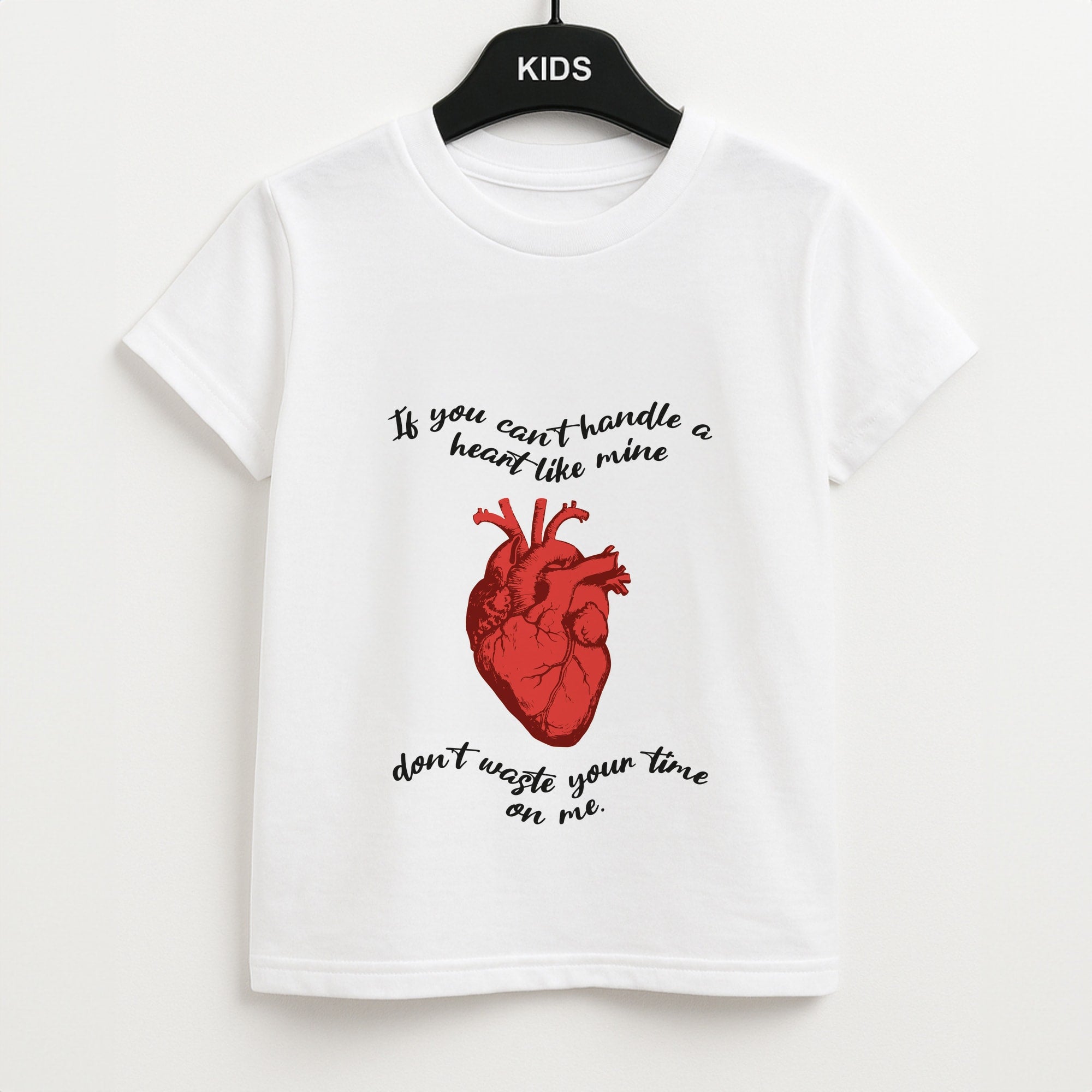 Don't Waste Your Time On Me Unisex Kids T-Shirt