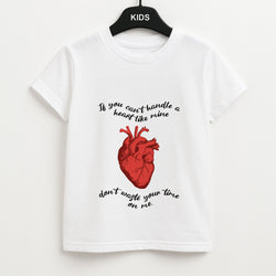 Don't Waste Your Time On Me Unisex Kids T-Shirt