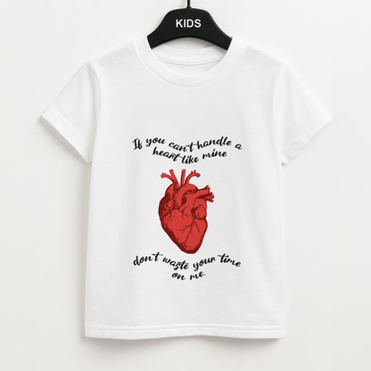Don't Waste Your Time On Me Unisex Kids T-Shirt