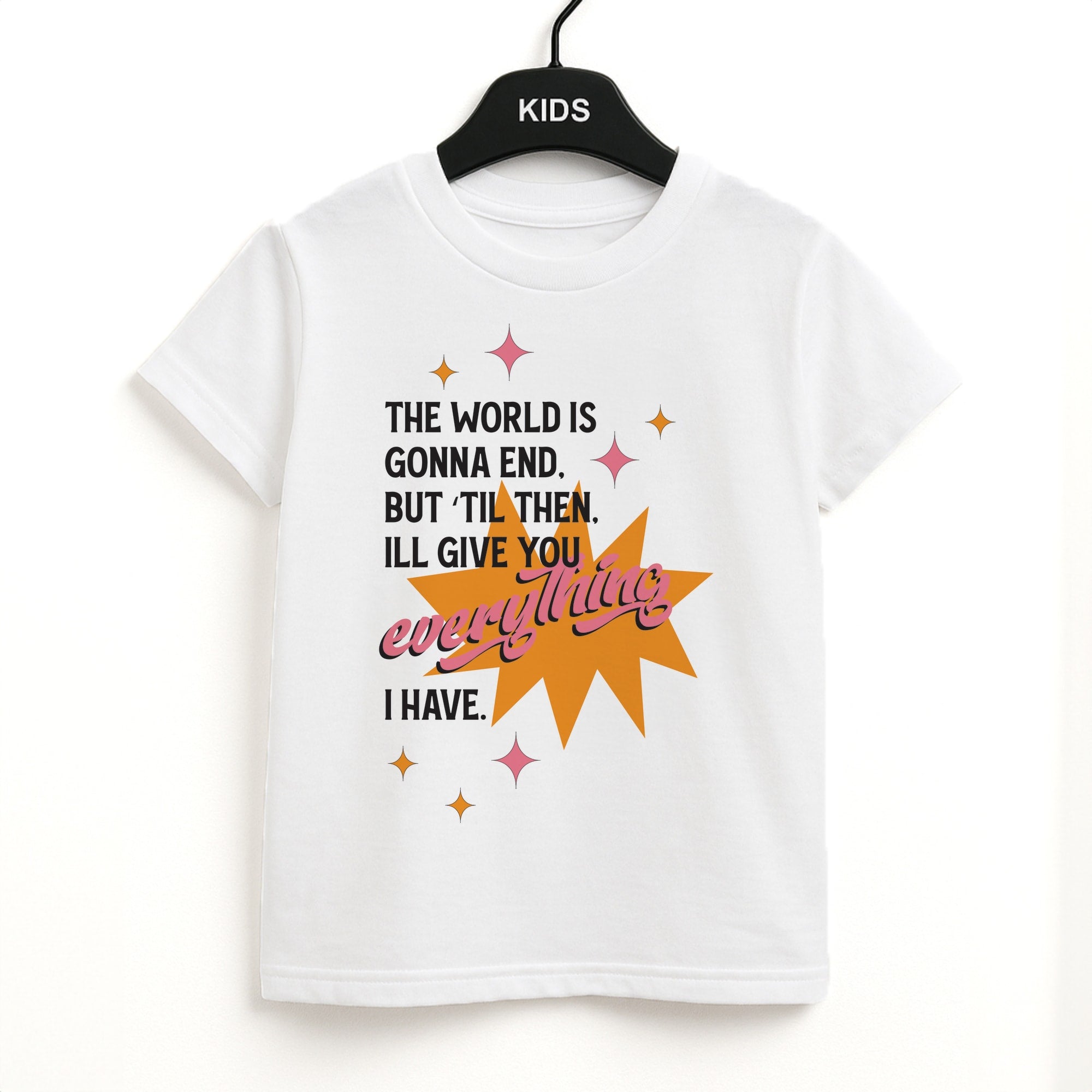 The World Is Gonna End - Fender Unisex Kids T-Shirt