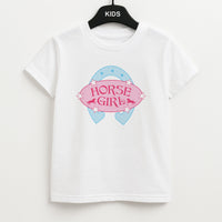 Horse Girl - Horses Kids T-Shirt