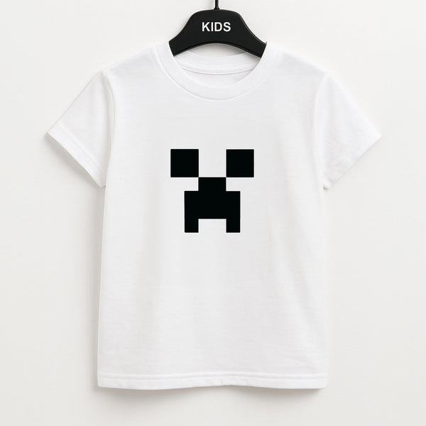 Creeper Face - Mining Unisex Kids T-Shirt