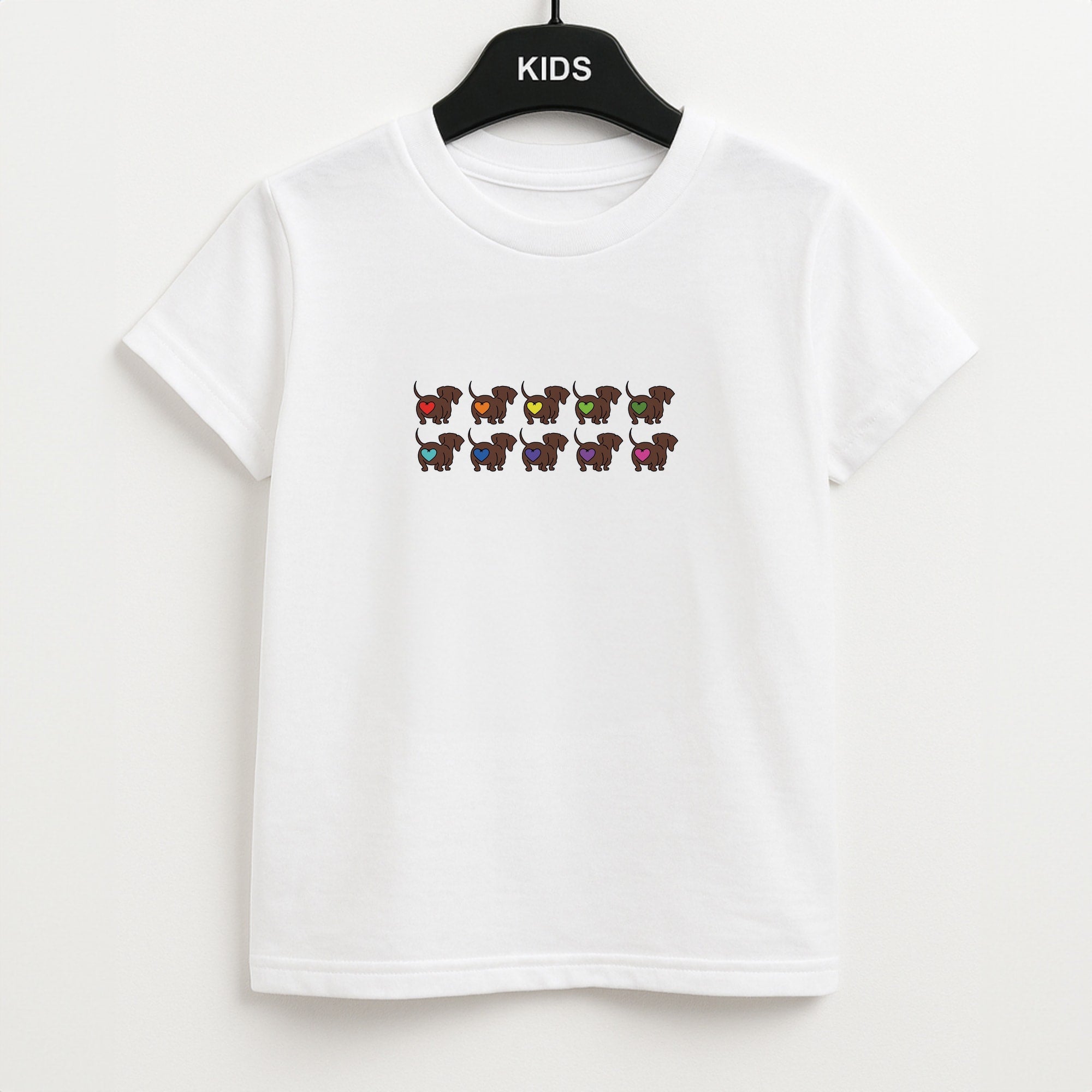 Love hearts - Dachshunds Kids T-Shirt