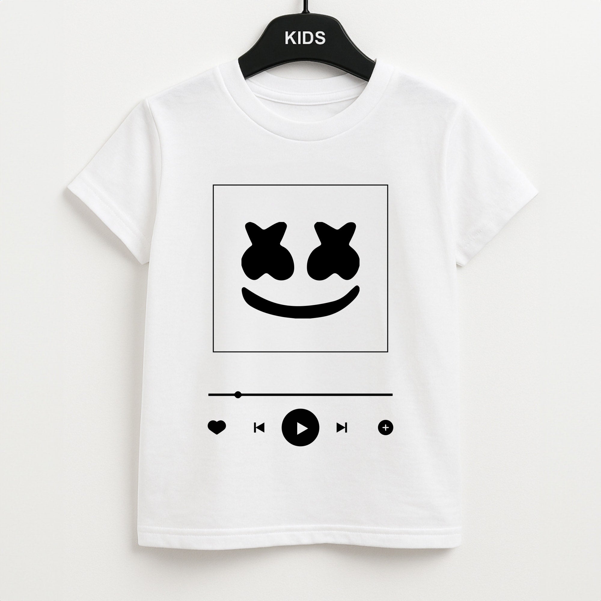 Helmet DJ Album Cover Kids T-Shirt