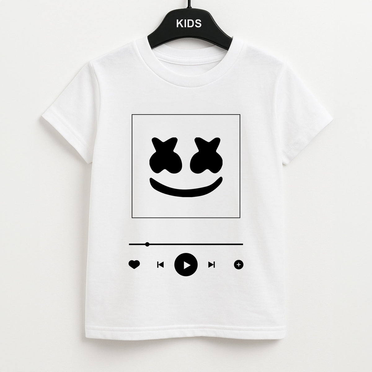 Helmet DJ Album Cover Kids T-Shirt