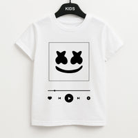 Helmet DJ Album Cover Kids T-Shirt