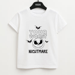 Your Worst Nightmare Purple Unisex Kids T-Shirt