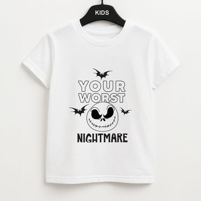 Your Worst Nightmare Purple Unisex Kids T-Shirt