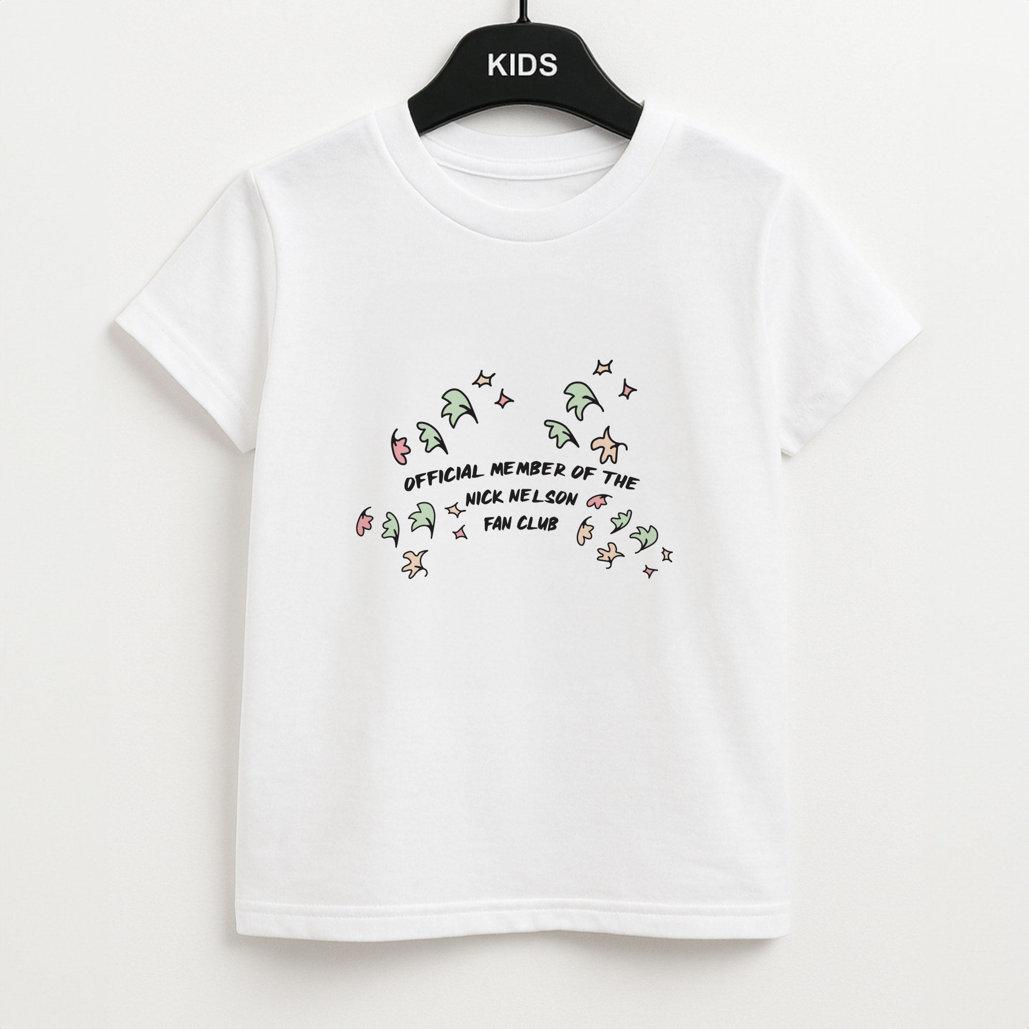 Official Member Of The Nick Nelson Fan Club - Heart TV Kids T-Shirt