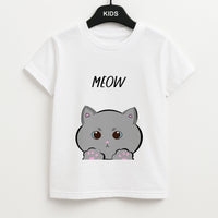 Grey Kitty - Cats Kids T-Shirt