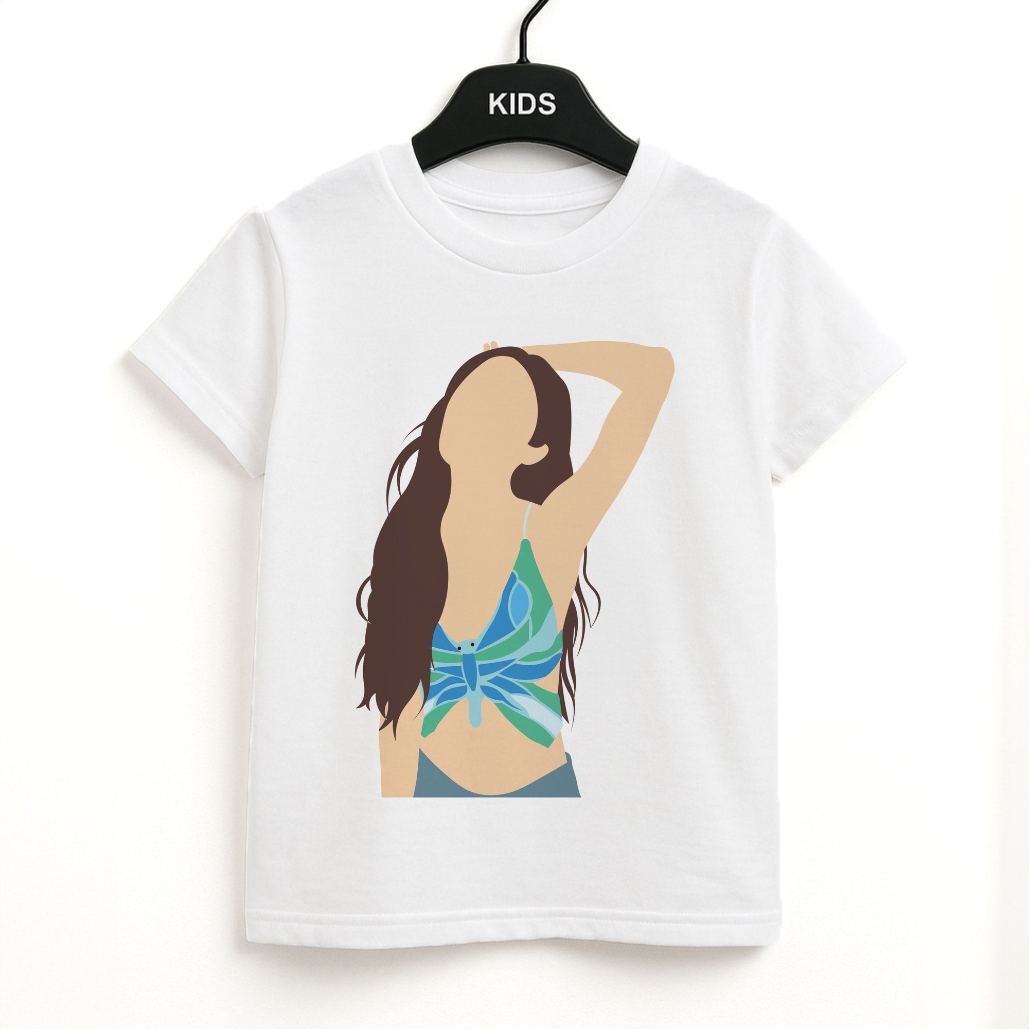 Butterfly Top - Olivia Unisex Kids T-Shirt