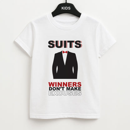 Winners Don't Make Excuses Unisex Kids T-Shirt