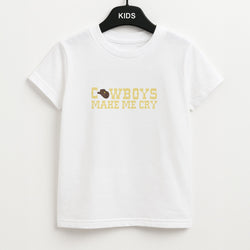 Cowboys Make Me Cry - Post Unisex Kids T-Shirt