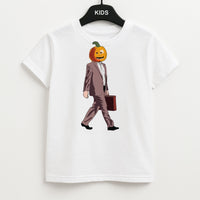 Dwight Pumpkin Head Kids T-Shirt