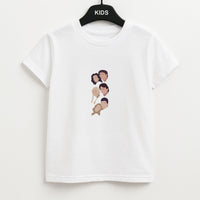 Cast Faces Kids T-Shirt